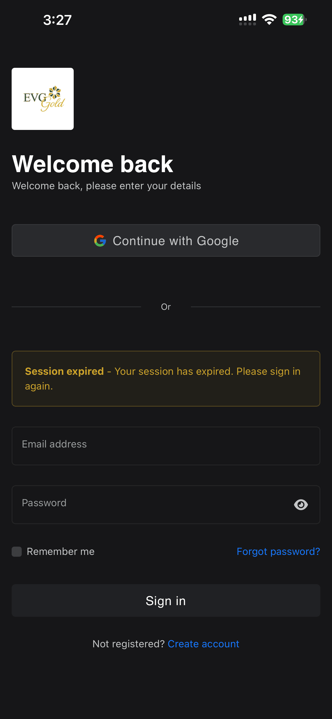 EVG Gold app step preview